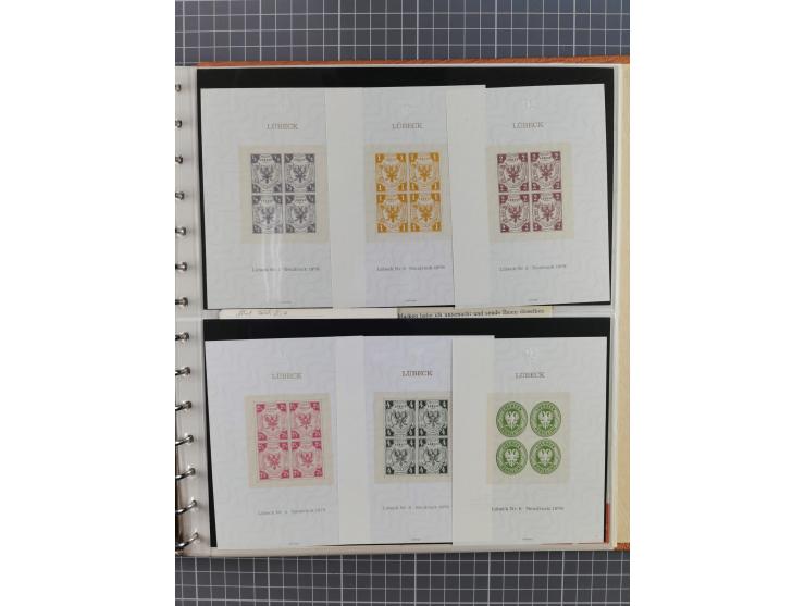 1849/1920, gestempelte und ungebrauchte Sammlung mit allen Gebieten von Baden bis Württemberg, immer gut besetzt mit besseren