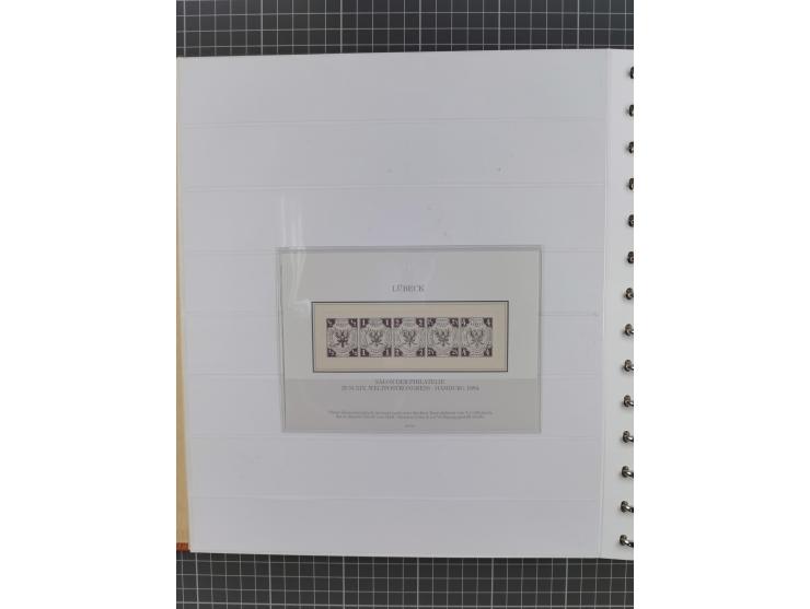 1849/1920, gestempelte und ungebrauchte Sammlung mit allen Gebieten von Baden bis Württemberg, immer gut besetzt mit besseren