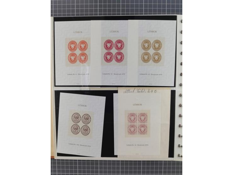 1849/1920, gestempelte und ungebrauchte Sammlung mit allen Gebieten von Baden bis Württemberg, immer gut besetzt mit besseren