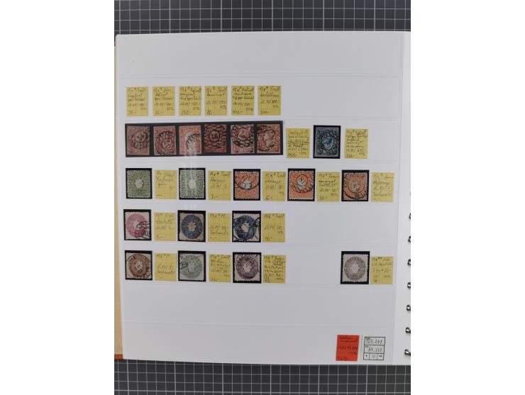 1849/1920, gestempelte und ungebrauchte Sammlung mit allen Gebieten von Baden bis Württemberg, immer gut besetzt mit besseren