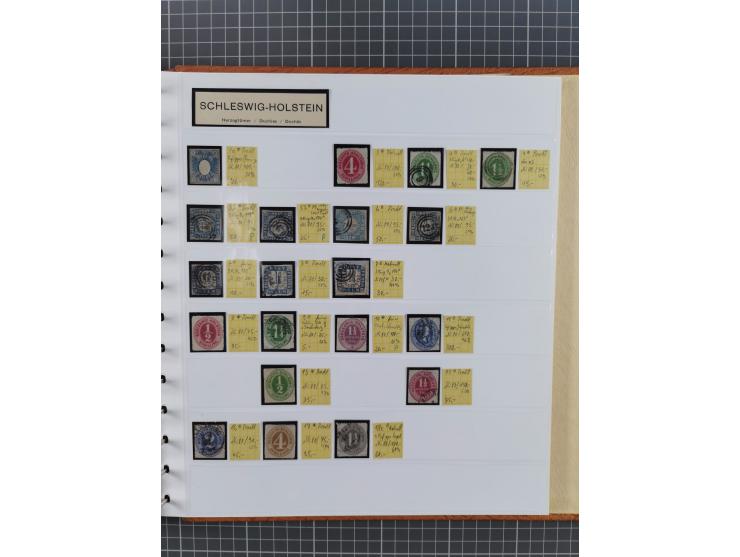 1849/1920, gestempelte und ungebrauchte Sammlung mit allen Gebieten von Baden bis Württemberg, immer gut besetzt mit besseren