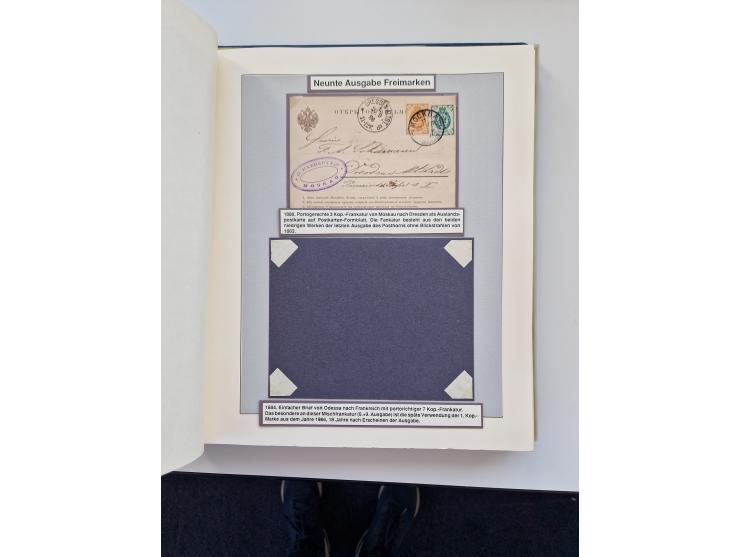 1883/1920 (ca.), extensive unused and mostly used collection with many covers, including Fiscals, highly specialized with som