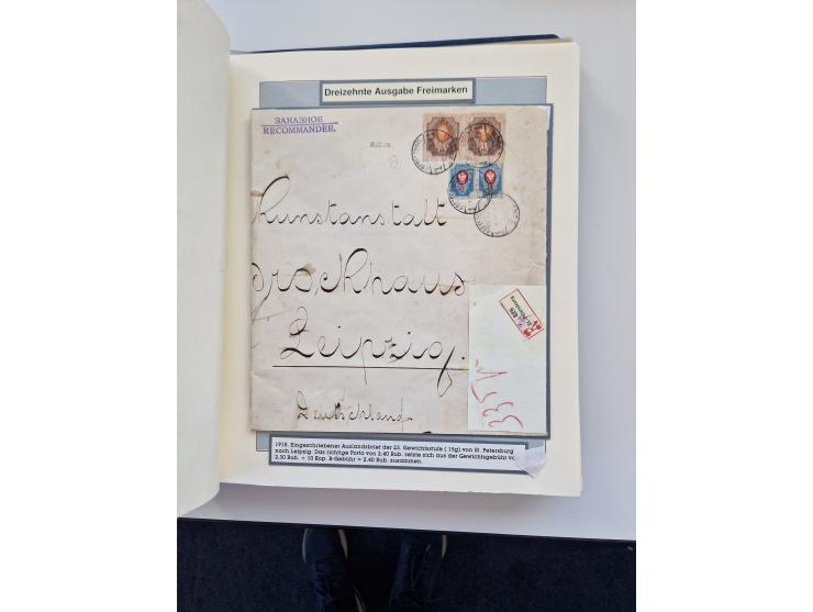 1883/1920 (ca.), extensive unused and mostly used collection with many covers, including Fiscals, highly specialized with som