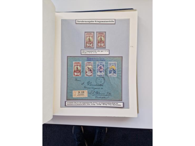 1883/1920 (ca.), extensive unused and mostly used collection with many covers, including Fiscals, highly specialized with som