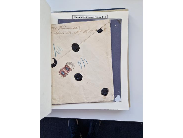 1883/1920 (ca.), extensive unused and mostly used collection with many covers, including Fiscals, highly specialized with som