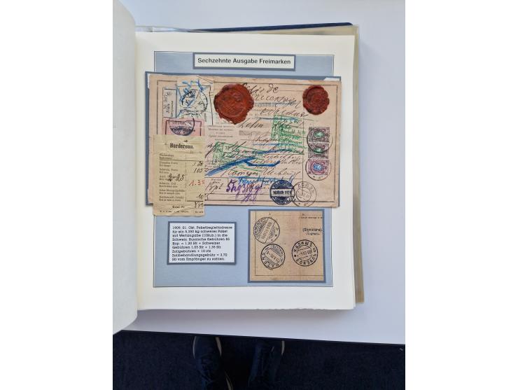 1883/1920 (ca.), extensive unused and mostly used collection with many covers, including Fiscals, highly specialized with som