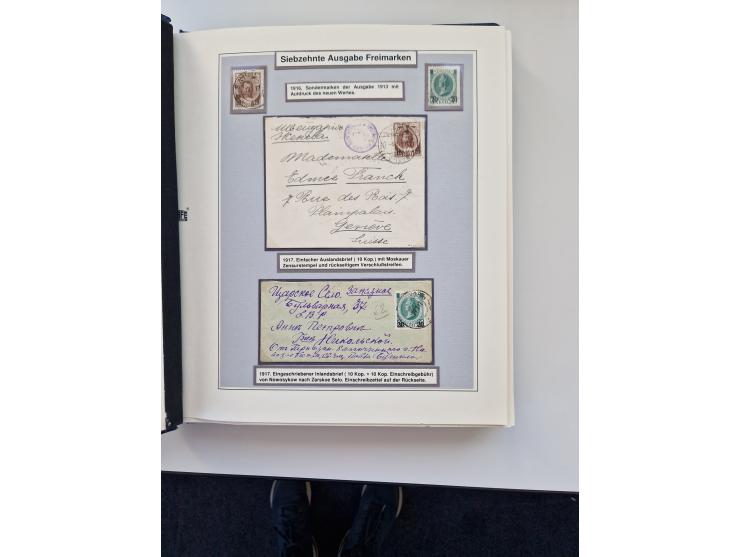 1883/1920 (ca.), extensive unused and mostly used collection with many covers, including Fiscals, highly specialized with som