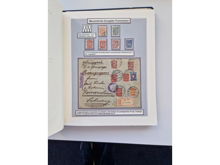 1883/1920 (ca.), extensive unused and mostly used collection with many covers, including Fiscals, highly specialized with som