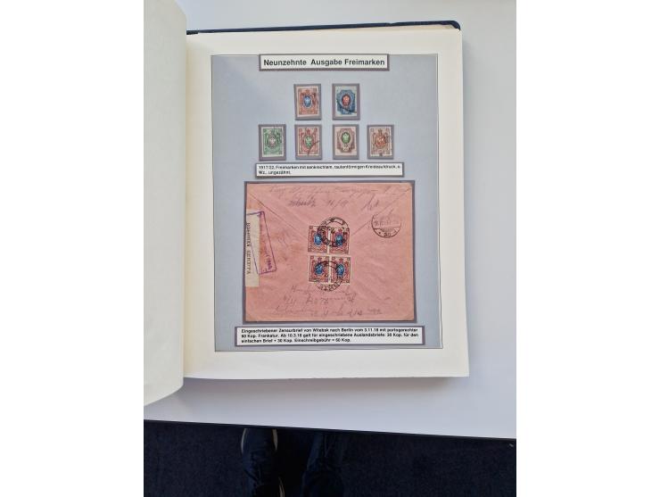 1883/1920 (ca.), extensive unused and mostly used collection with many covers, including Fiscals, highly specialized with som