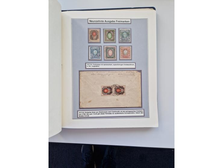 1883/1920 (ca.), extensive unused and mostly used collection with many covers, including Fiscals, highly specialized with som