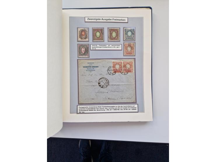 1883/1920 (ca.), extensive unused and mostly used collection with many covers, including Fiscals, highly specialized with som