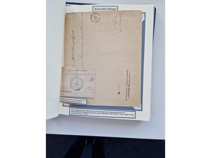 1883/1920 (ca.), extensive unused and mostly used collection with many covers, including Fiscals, highly specialized with som