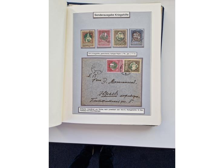 1883/1920 (ca.), extensive unused and mostly used collection with many covers, including Fiscals, highly specialized with som