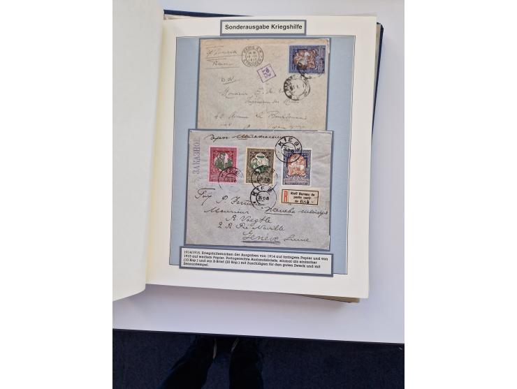 1883/1920 (ca.), extensive unused and mostly used collection with many covers, including Fiscals, highly specialized with som