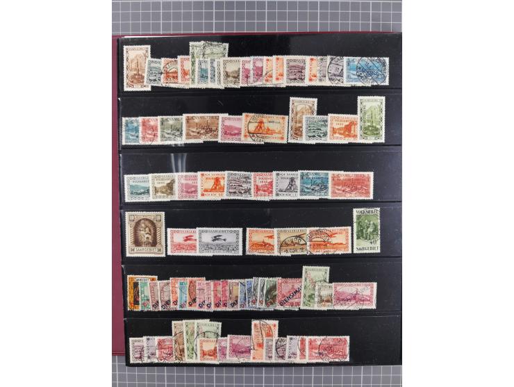 1900/50 (ca.), postfrische und ungebrauchte interessante Partie im Album, überwiegend Deutsches Reich mit allen Zeppelinen un