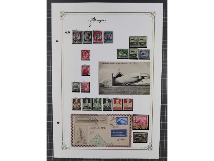 1872/1935, kleine gestempelte Sammlung ab Brustschilde, teils mehrfach mit schönen Stempeln, außerdem einige bessere Werte wi