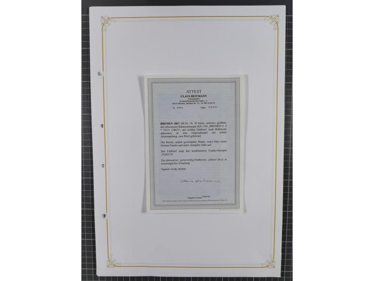 1855/67, ungebrauchte und gestempelte Sammlung, dabei diverse bessere Werte, dabei Mi.-Nr. 1y, 5b, 5c sowie 13 gestempelt, so