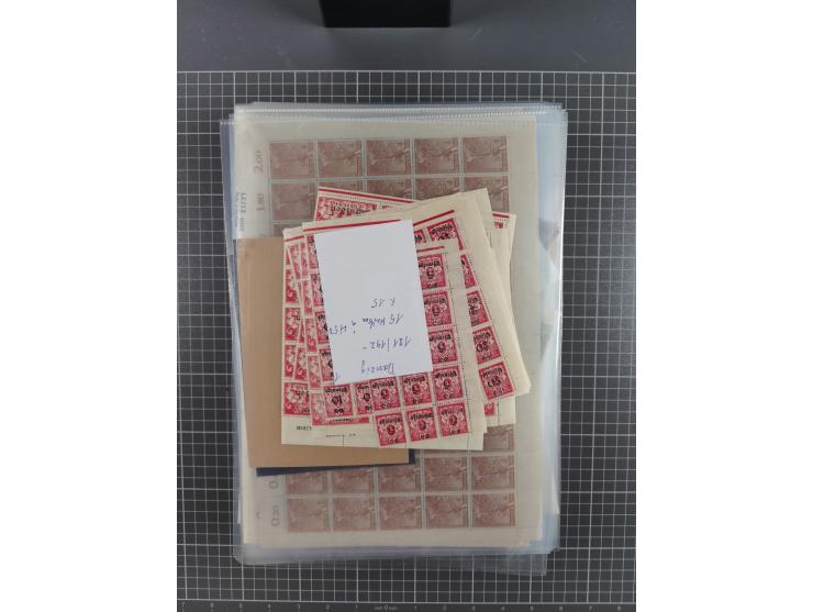 1923/1962, meist postfrischer reichhaltiger Bestand ab Danzig mit einem guten Teil Berlin bis Bundesrepublik, dabei Bögen und