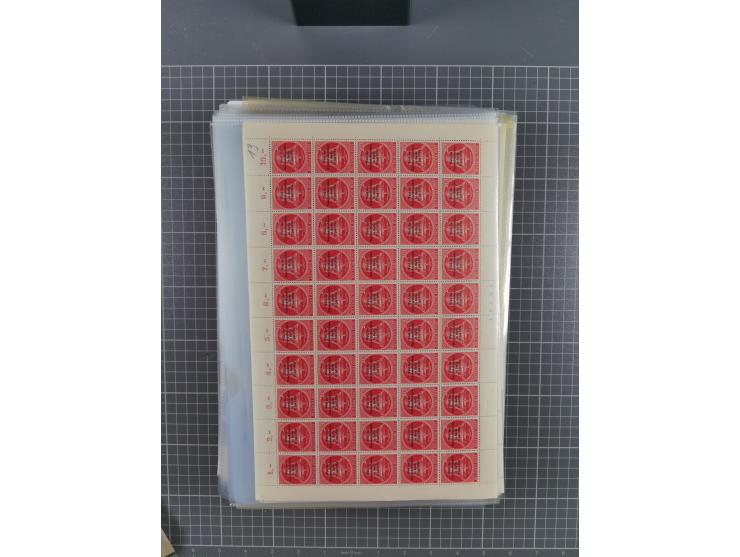 1923/1962, meist postfrischer reichhaltiger Bestand ab Danzig mit einem guten Teil Berlin bis Bundesrepublik, dabei Bögen und