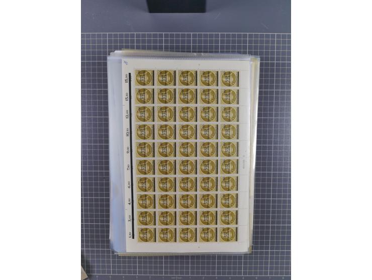 1923/1962, meist postfrischer reichhaltiger Bestand ab Danzig mit einem guten Teil Berlin bis Bundesrepublik, dabei Bögen und