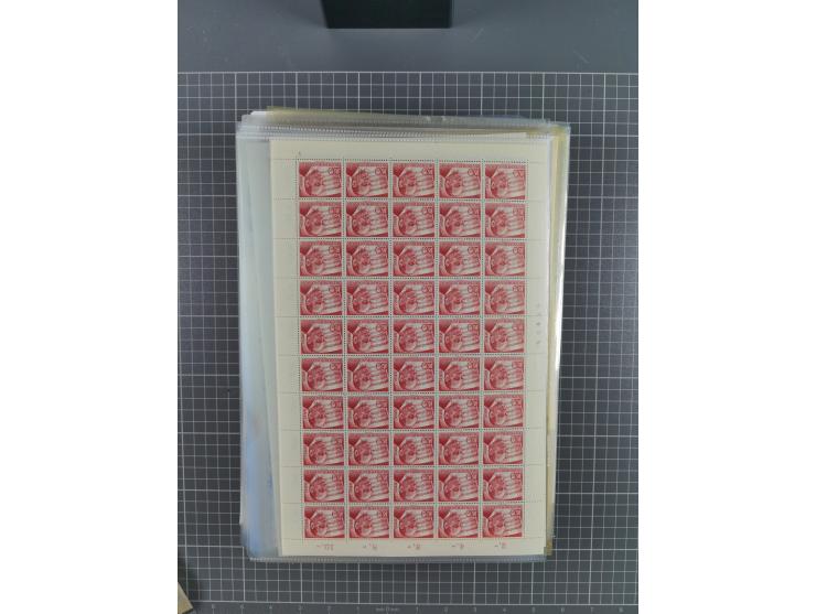 1923/1962, meist postfrischer reichhaltiger Bestand ab Danzig mit einem guten Teil Berlin bis Bundesrepublik, dabei Bögen und