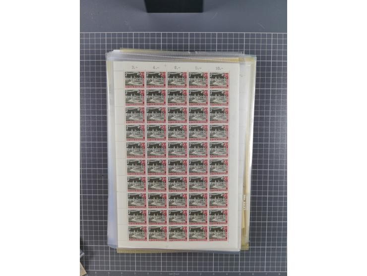 1923/1962, meist postfrischer reichhaltiger Bestand ab Danzig mit einem guten Teil Berlin bis Bundesrepublik, dabei Bögen und