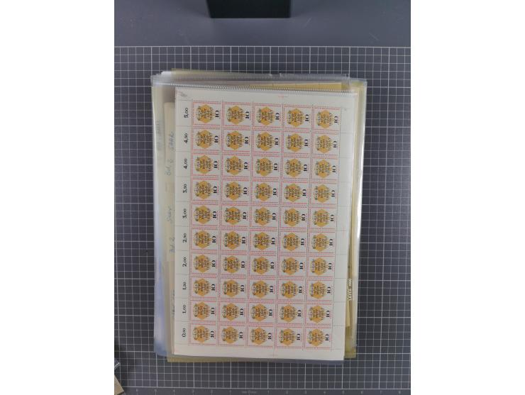 1923/1962, meist postfrischer reichhaltiger Bestand ab Danzig mit einem guten Teil Berlin bis Bundesrepublik, dabei Bögen und