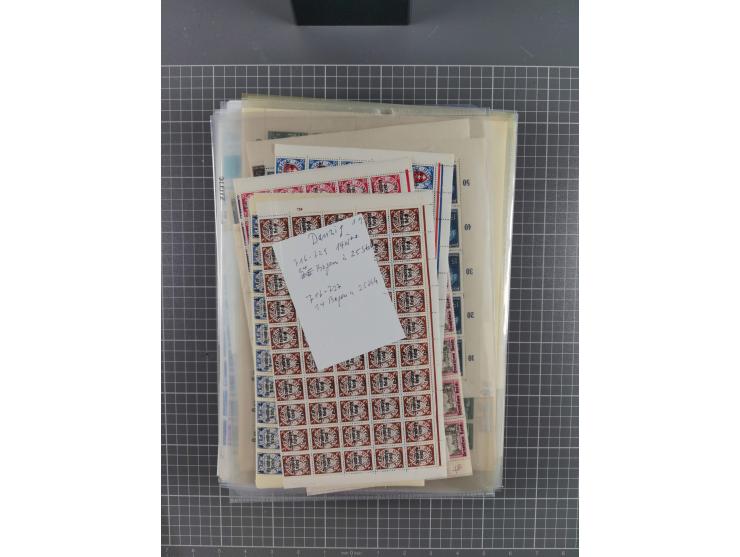 1923/1962, meist postfrischer reichhaltiger Bestand ab Danzig mit einem guten Teil Berlin bis Bundesrepublik, dabei Bögen und