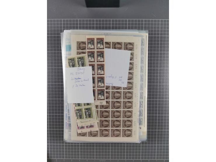 1923/1962, meist postfrischer reichhaltiger Bestand ab Danzig mit einem guten Teil Berlin bis Bundesrepublik, dabei Bögen und