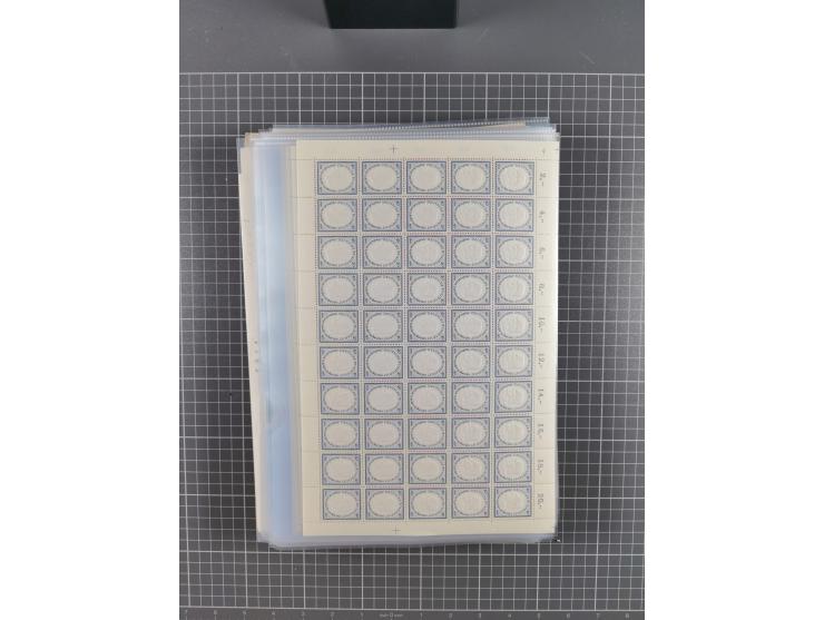 1923/1962, meist postfrischer reichhaltiger Bestand ab Danzig mit einem guten Teil Berlin bis Bundesrepublik, dabei Bögen und