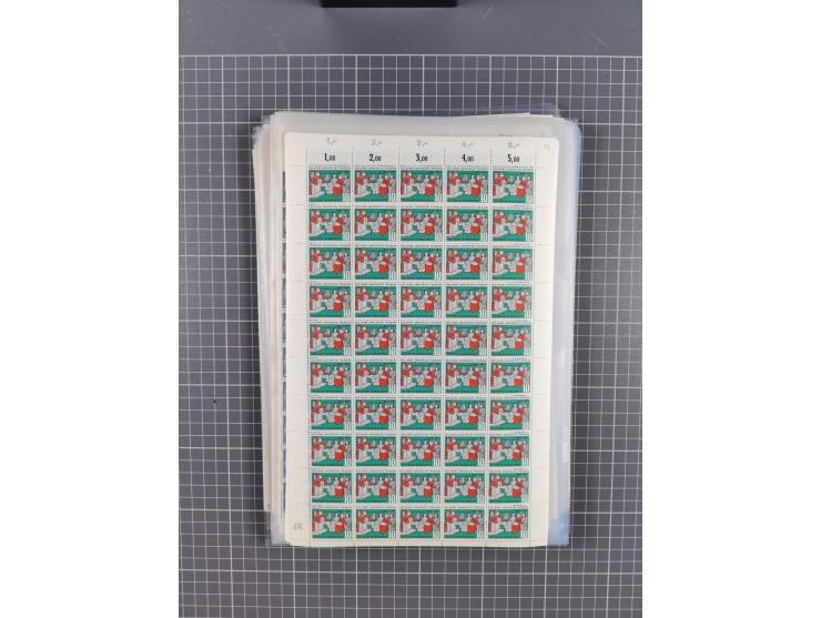 1923/1962, meist postfrischer reichhaltiger Bestand ab Danzig mit einem guten Teil Berlin bis Bundesrepublik, dabei Bögen und