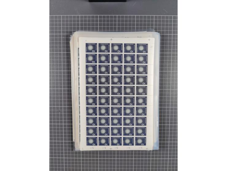 1923/1962, meist postfrischer reichhaltiger Bestand ab Danzig mit einem guten Teil Berlin bis Bundesrepublik, dabei Bögen und