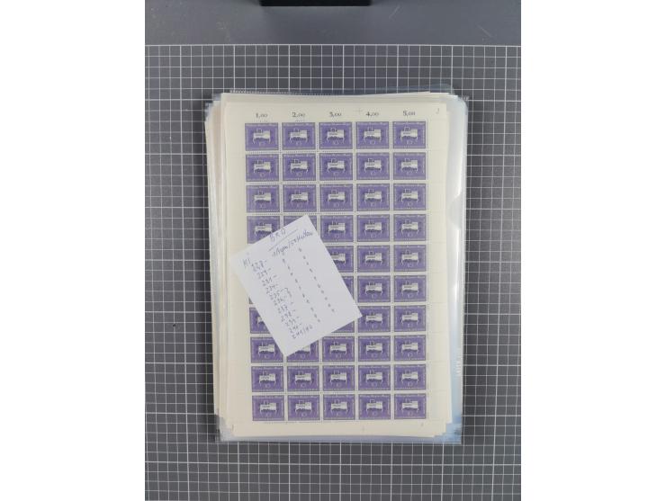 1923/1962, meist postfrischer reichhaltiger Bestand ab Danzig mit einem guten Teil Berlin bis Bundesrepublik, dabei Bögen und