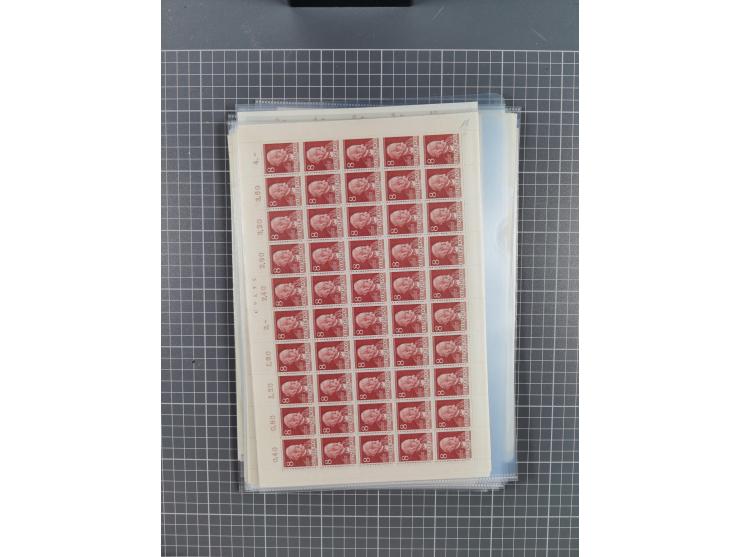 1923/1962, meist postfrischer reichhaltiger Bestand ab Danzig mit einem guten Teil Berlin bis Bundesrepublik, dabei Bögen und