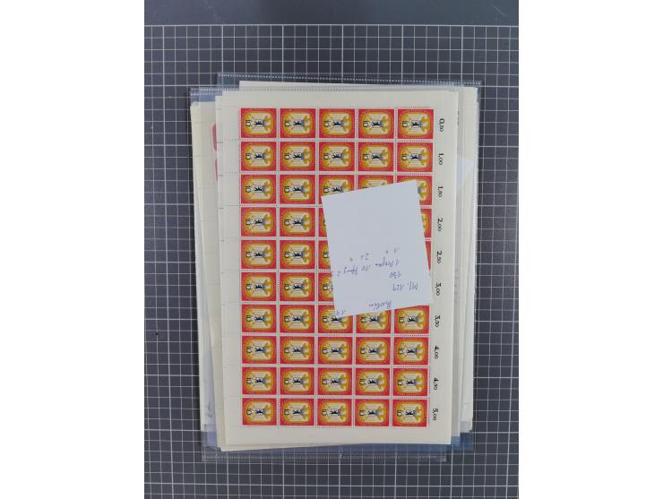 1923/1962, meist postfrischer reichhaltiger Bestand ab Danzig mit einem guten Teil Berlin bis Bundesrepublik, dabei Bögen und