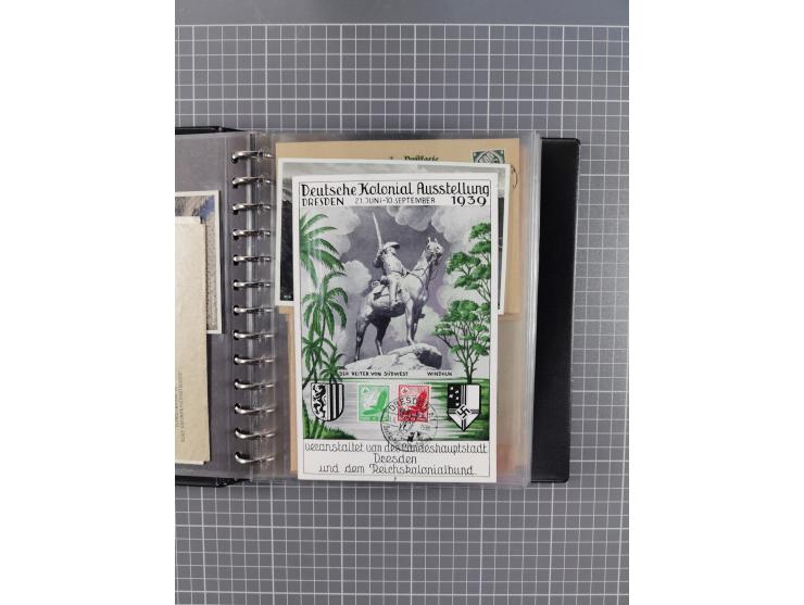 1933/45, rund 140 Briefe und Karten mit Sondermarken-Frankaturen, dabei MeF, Einschreiben, etc.