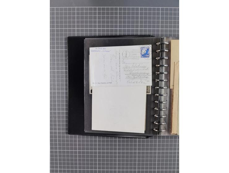 1933/45, rund 140 Briefe und Karten mit Sondermarken-Frankaturen, dabei MeF, Einschreiben, etc.