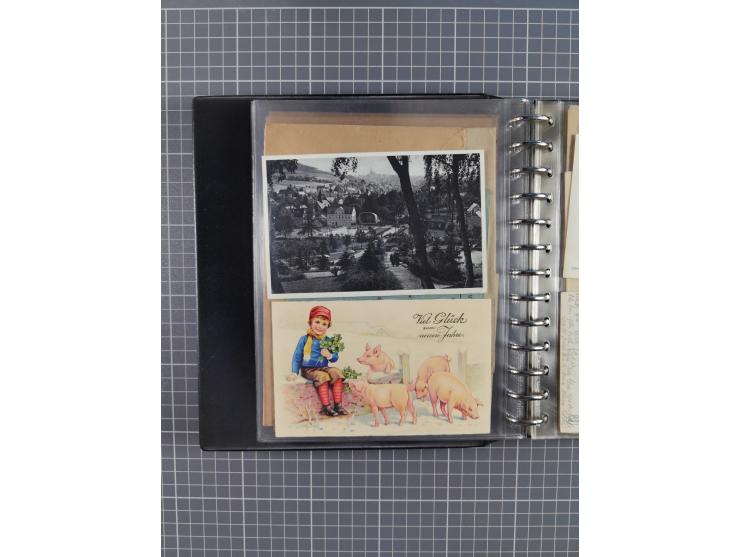 1933/45, rund 140 Briefe und Karten mit Sondermarken-Frankaturen, dabei MeF, Einschreiben, etc.