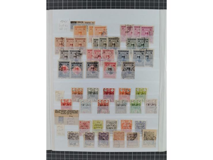 1875/1960 (ca.), interesting used/mint and mint never hinged collection including a good part of Saudi Arabia, Nejd, Hejaz in