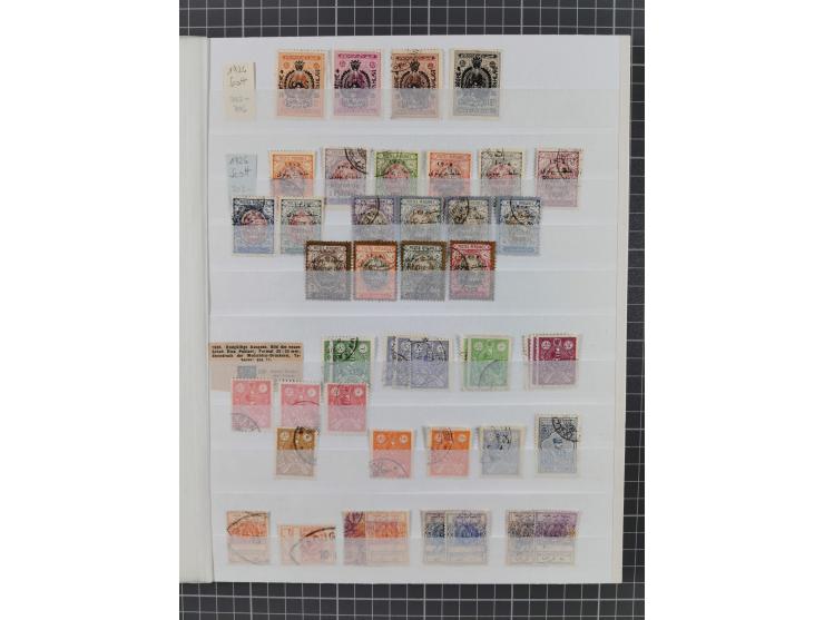 1875/1960 (ca.), interesting used/mint and mint never hinged collection including a good part of Saudi Arabia, Nejd, Hejaz in