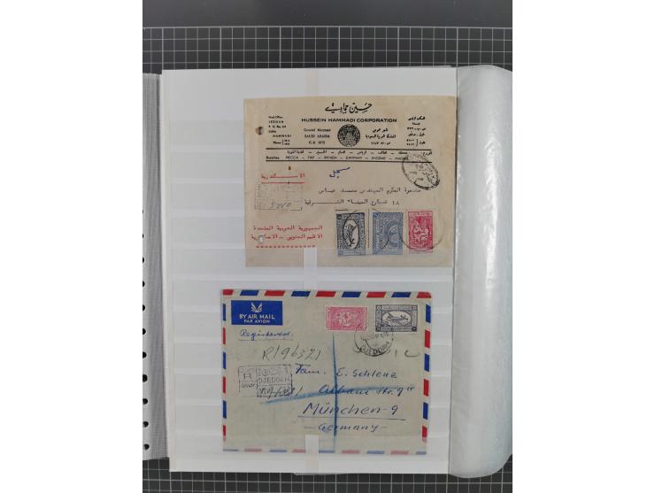 1875/1960 (ca.), interesting used/mint and mint never hinged collection including a good part of Saudi Arabia, Nejd, Hejaz in