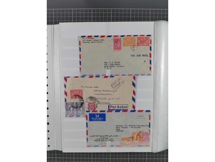 1875/1960 (ca.), interesting used/mint and mint never hinged collection including a good part of Saudi Arabia, Nejd, Hejaz in