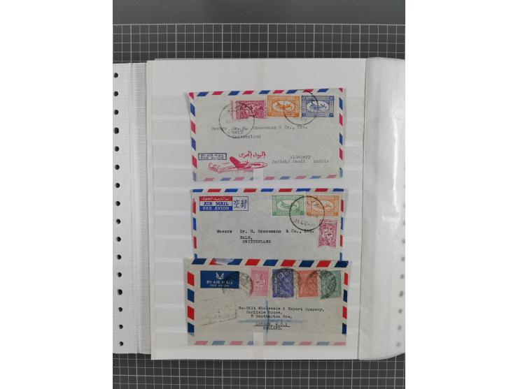 1875/1960 (ca.), interesting used/mint and mint never hinged collection including a good part of Saudi Arabia, Nejd, Hejaz in