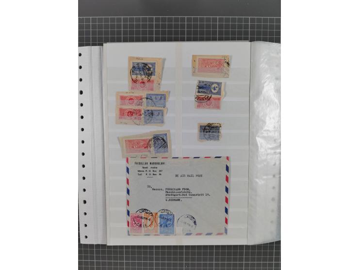 1875/1960 (ca.), interesting used/mint and mint never hinged collection including a good part of Saudi Arabia, Nejd, Hejaz in