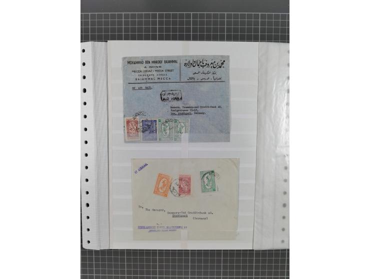 1875/1960 (ca.), interesting used/mint and mint never hinged collection including a good part of Saudi Arabia, Nejd, Hejaz in