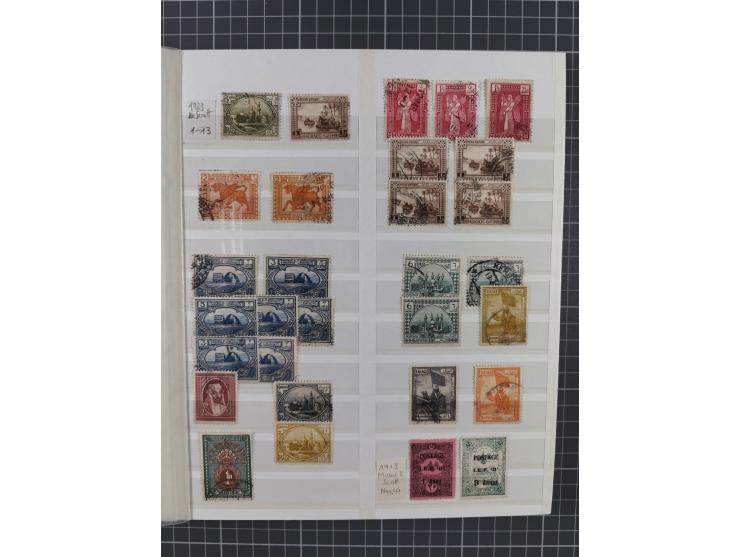 1875/1960 (ca.), interesting used/mint and mint never hinged collection including a good part of Saudi Arabia, Nejd, Hejaz in