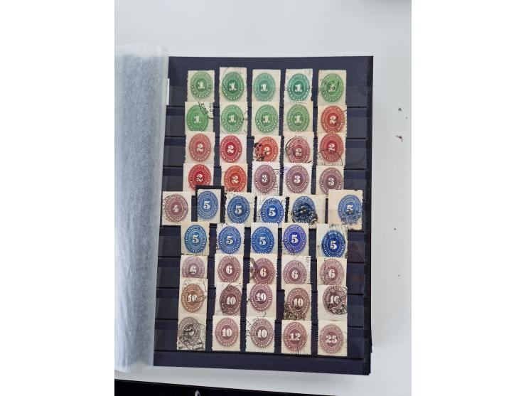 1856/2003 (ca.), Costa Rica to El Salvador, extensive mint never hinged/unused and used collection with many duplicates, incl