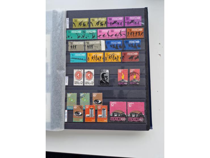 1856/2003 (ca.), Costa Rica to El Salvador, extensive mint never hinged/unused and used collection with many duplicates, incl