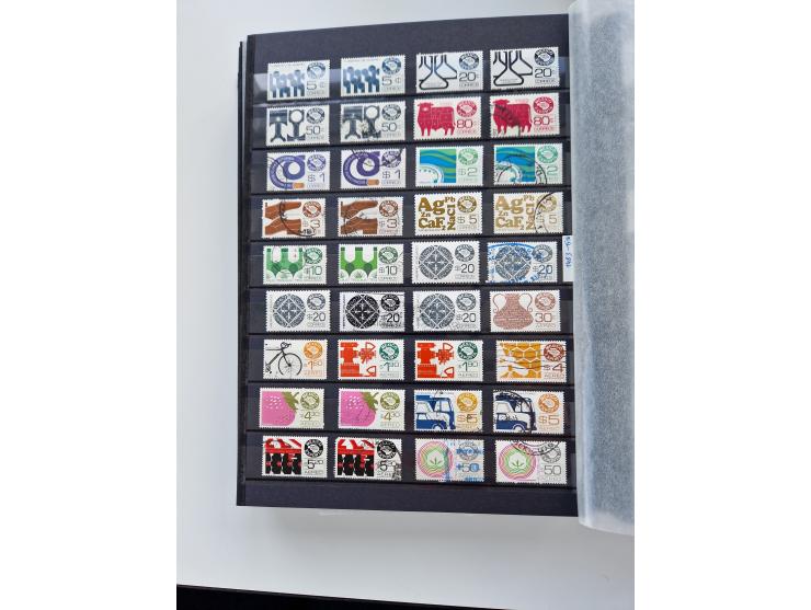 1856/2003 (ca.), Costa Rica to El Salvador, extensive mint never hinged/unused and used collection with many duplicates, incl