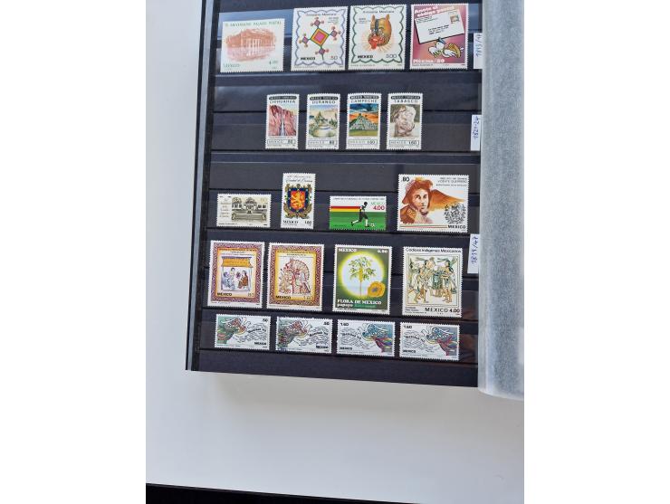 1856/2003 (ca.), Costa Rica to El Salvador, extensive mint never hinged/unused and used collection with many duplicates, incl